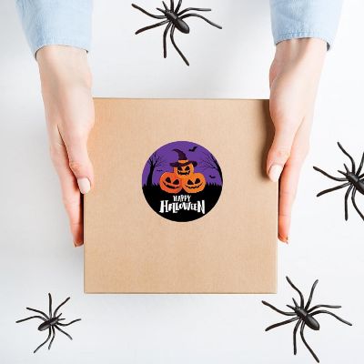 120PCS Halloween Stickers Pack Jack O Lanterns Image 2