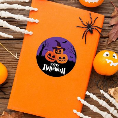 120PCS Halloween Stickers Pack Jack O Lanterns Image 3