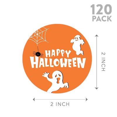 120PCS Halloween Stickers Pack Scary Ghosts Image 1