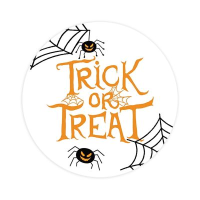 120PCS Halloween Stickers Pack Spiders and Webs Image 1