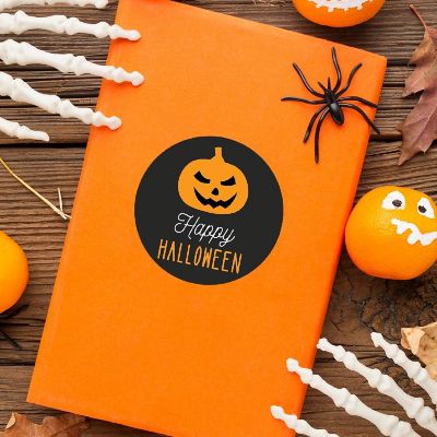 120PCS Halloween Stickers Pack Spooky Pumpkin Image 2