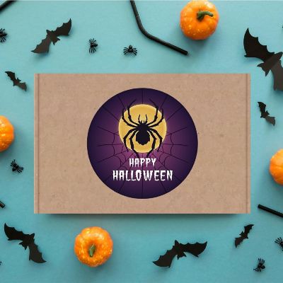 120PCS Halloween Stickers Pack Tarantula Image 3