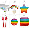 121 Pc. Lotsa Pops Party Ultimate Tableware Kit for 8 Guests Image 1