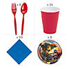 123 Pc. Transformers&amp;#8482; Disposable Tableware Kit for 8 Guests Image 1