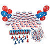 125 Pc. Patriotic Party Kit for 25 Image 1