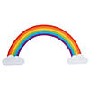 125" x 54" Jumbo Build a Rainbow Cardstock Stand-up Cutout Decorations - 11 Pc. Image 1