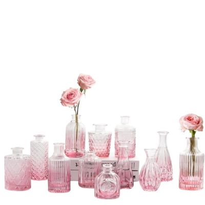 12Pcs Glass Bud Vases For Flowers Image 1