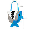 13 1/2" x 13" Large Shark Nonwoven Tote Bags - 12 Pc. Image 1