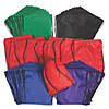 13 1/2&quot; x 16 1/2&quot; Bulk 50 Pc. Medium Nylon Drawstring Bag Assortment Image 1