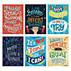 13 1/2" x 19" Inspire You Growth Mindset Paper Posters - 6 Pc. Image 1