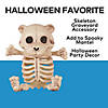 13 1/4" Sitting Bear Plastic Skeleton Halloween Tabletop Decoration Image 2