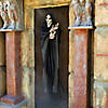 13 3/4" x 47 1/4" Hanging Animated Singing Reaper with Guitar Halloween Decoration Image 1