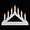 13.5" Pre-Lit LED 7-Tier White Candelabra Christmas Decoration Image 2