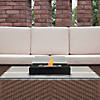 13.75" Bio Ethanol Ventless Portable Tabletop Fireplace with Flame Guard Image 1