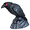 13" Animated Raven with Turning Head & Sounds Halloween Decoration Image 1