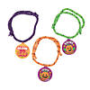 13" Christian Pumpkin Friendship Charm Rope Bracelets - 24 Pc. Image 1