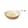 13 oz. Round Palm Leaf Eco Friendly Disposable Soup Bowls (100 Bowls) Image 3
