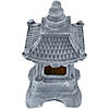 13" Solar Powered LED Lighted Pagoda Outdoor Garden Statue Image 3