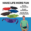 13" x 4 1/2" Adults Brightly Colored Zipper-Close Fanny Packs - 12 Pc. Image 2