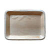 13" x 9" Rectangular Natural Palm Leaf Eco-Friendly Disposable Trays (50 Trays) Image 1