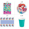 130 Pc. Disney&#8217;s The Little Mermaid&#8482; Tableware Kit for 8 Guests Image 2