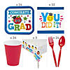 131 Pc. Elementary Graduation Basic Disposable Tableware Kit for 24 Guests Image 1