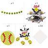 131 Pc. Softball Party Ultimate Tableware Kit for 8 Guests Image 2