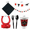 135 Pc. Kentucky Derby Tableware Kit for 8 Guests Image 1