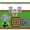 138 Pc. Minecraft Party Tableware &amp; Decorating Kit for 24 Image 1