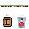 138 Pc. Minecraft Party Tableware &amp; Decorating Kit for 24 Image 2