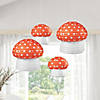 14 1/2" Mushroom Hanging Paper Lanterns &#8211; 4 Pc. Image 2