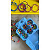 14 1/2" x 10 3/4" Bright colors Cool Plastic Craft Trays - 6 Pc. Image 4