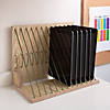 14 1/2" x 11" Classroom Storage Tablet & Device Wood Organizer Image 1