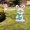 14 1/2" x 24" Easter Bunny Face Yard Sign Image 1