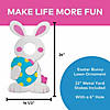 14 1/2" x 24" Easter Bunny Face Yard Sign Image 1