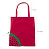 14 1/4" x 16 1/2" Large Foldable Fruit Nonwoven Tote Bags - 12 Pc. Image 1