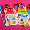 14 3/4" Big Graduation Multicolor Plastic Bubble Tubes - 12 Pc. Image 2