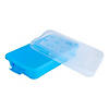 14 3/4" x 10" Blue Plastic Sand Play & Storage Tray with Lid Image 1