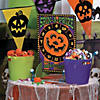 14 3/4" x 20" Halloween Spin the Jack-O'-Lantern Wood Prize Wheel Image 2