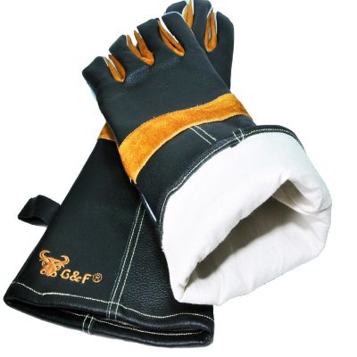 14.5&#8216;&#8217; Grain Cowhide Leather Gloves Image 1