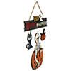 14.5" Skeleton with Jack-O-Lanterns and Black Cat "Happy Halloween" Hanging Decoraton Image 3