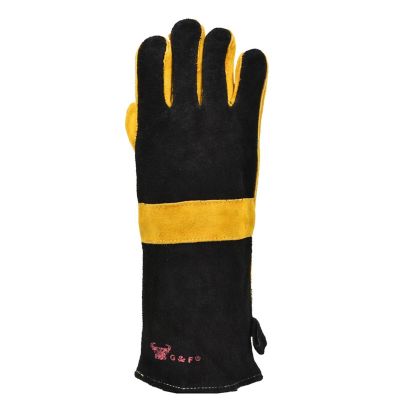 14.5&amp;#8216;&amp;#8217; Suede Cowhide Leather Gloves Image 3