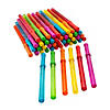 14" Bulk 72 Pc. Big Solid Color Plastic Outdoor Bubble Wands Image 1