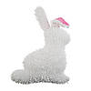 14" Easter Bunny Chenille Pillow with Ears Image 1