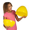 14" Fillable Yellow Plastic Easter Eggs - 6 Pc. Image 3