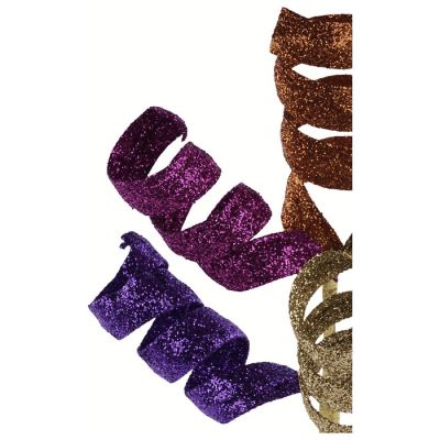 14" Glitter Curl Pick: Fiesta Image 1