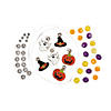 14" Halloween Icon Charm Beaded Bracelet Craft Kit - Makes 12 Image 1