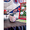 14 oz. Baseball Reusable BPA-Free Plastic Cups with Lids & Straws - 8 Ct. Image 1