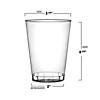 14 oz. Crystal Clear Plastic Disposable Party Cups (120 Tumblers) Image 2