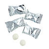 14 oz. Individual Silver Foil-Wrapped Buttermint Candies - 108 Pc. Image 1